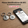 Placas personales NFC+QR